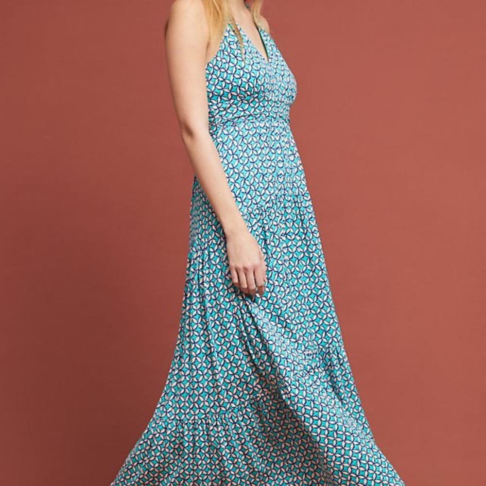 Mabel Halter Maxi Dress -Maeve Anthropologie